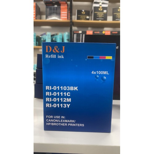 حبر طابعة D&amp;J 100ML