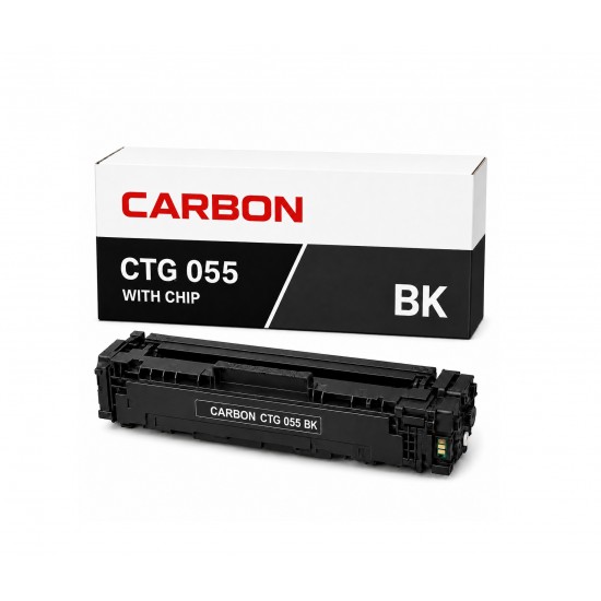 حبرطابعة CARBON  CTG 055 WITH CHIP - BK