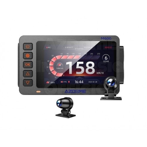 DASH CAM - AZDOME M600 MOTOCYCLE 2CH 1080P - للدراجات النارية