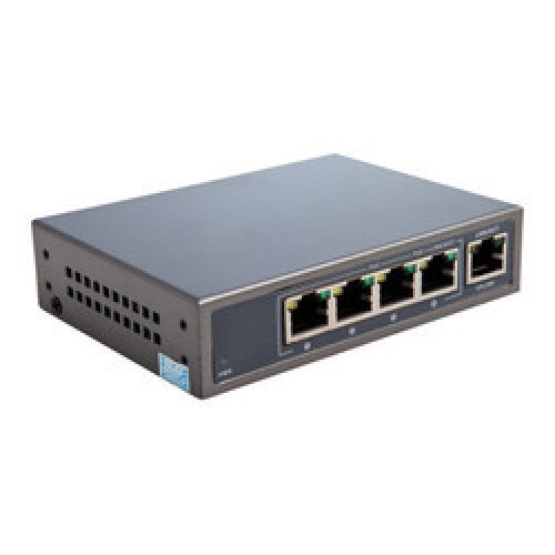 HUB POE MORREL 4PORT - 2 UPLINK 60W 10/100