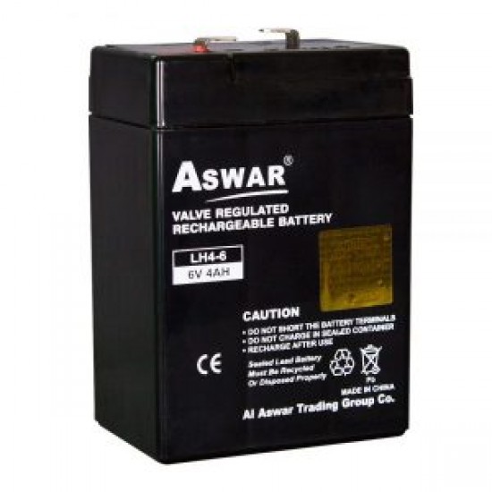 ASWAR BATTERY 6V-4.5A باتري