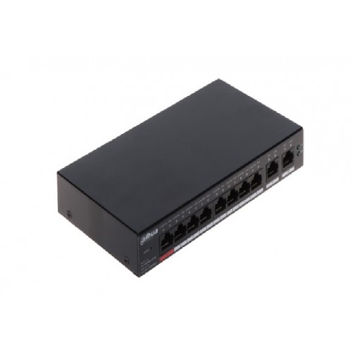 DAHUA POE HUB 4010-8ET - ( 8 PORT ) 110W - 10/100