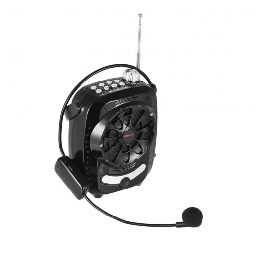 ASWAR MINI SPEAKER ( 1 CH MIN - USB - FM - TF - BT - REC - ) سبيكر محاضرات