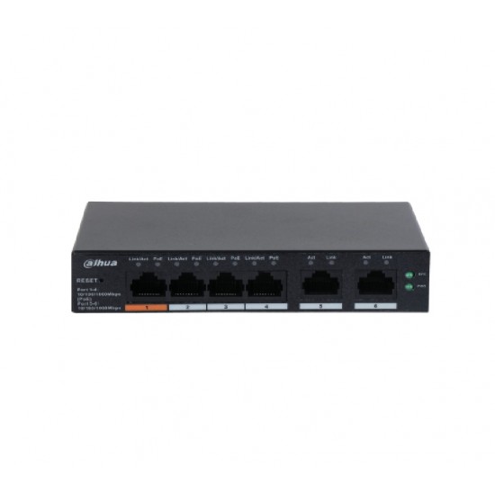 DAHUA HUB POE 4006-4GT ( 4 PORT ) 10/100/1000