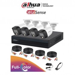 KIT DAHUA FULL COLOR ( 5MP -  AUDIO ) 4 CAMERA FULL COLOR