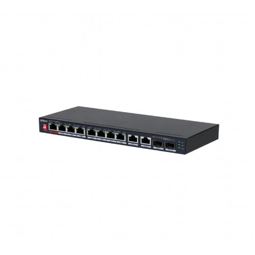 DAHUA POE HUB SWICH - 8 PORT  - PFS3210- 8ET2GF- 96W - 2 SFP