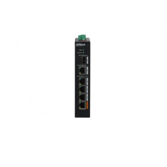 DAHUA POE HUB 4 PORT  - PFS3106 - 4ET-60 ( 4 PORT - 1 UPLINK - 1 SFTP )