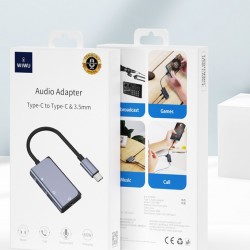 WIWU AUDIO ADAPTER TYPE-C TO  LT02PRO