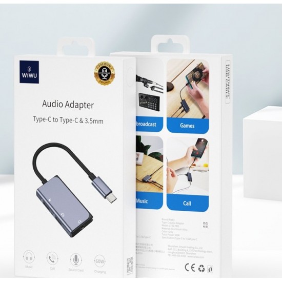 WIWU AUDIO ADAPTER TYPE-C TO  LT02PRO