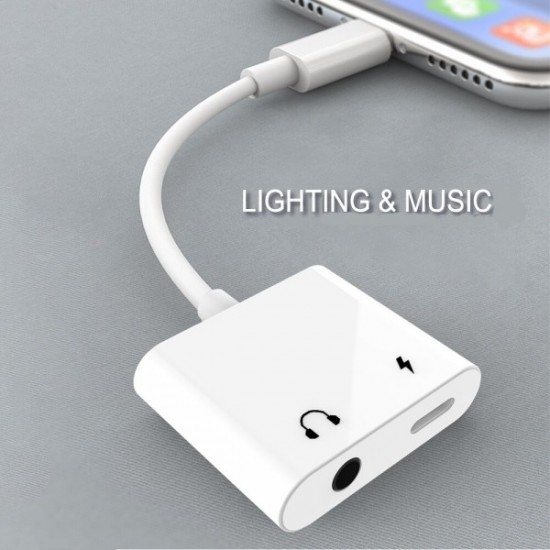 WIWU AUDIO CONVERTER LIGHTNING TO LIGHTNING & 3.5mm LT01 PRO