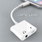 WIWU AUDIO CONVERTER LIGHTNING TO LIGHTNING & 3.5mm LT01 PRO