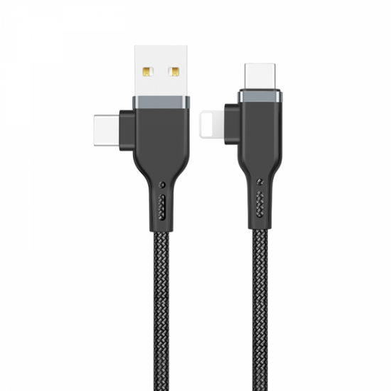 WIWU PT06 PLATINUM CABLE USB-C /A  TO TYPE-C LIGHTINING ( 0.3 m )