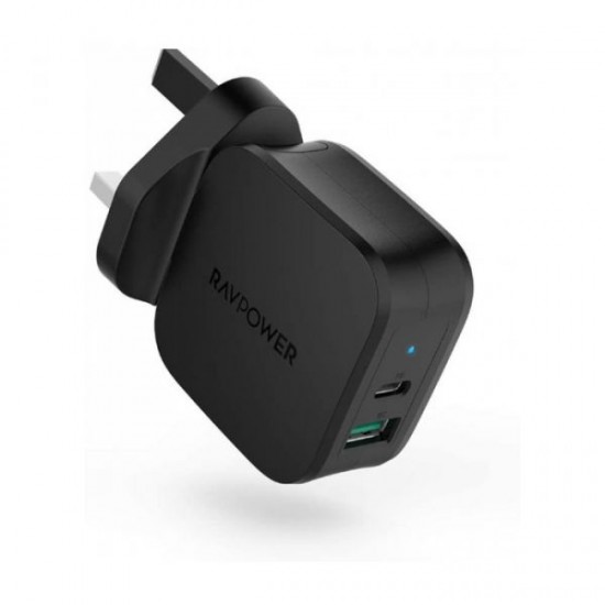 RAVPOWER PC168 pd 20w WALL CHARGER 1A 1C