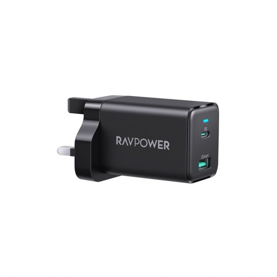 RAVPOWER RP-PC171 PD 45W WALL CHARGER 1A1C GAN