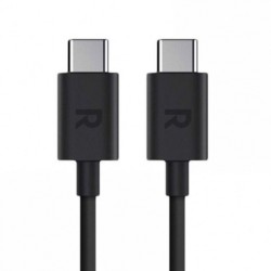 RAVPOWER RP-CB068 ( CB1022 ) 2M TYPE-C TO TYPE-C CABLE TPE BLACK OFFLINE