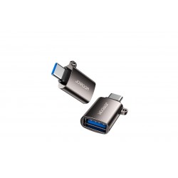 JOYROOM   TYPE-C MALE TO USB FEMALE - ADAPTER - MAIZE ( 2PCS )  S-H152