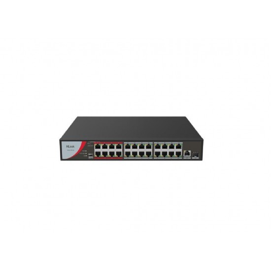 HUB POE - HILOOK - NS0326P - 230W - 10/100 - 24 PORT