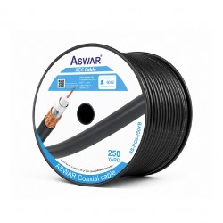 كيبل ستلايت 250 يارد  ASWAR RG6 250Y COAXIAL CABLE