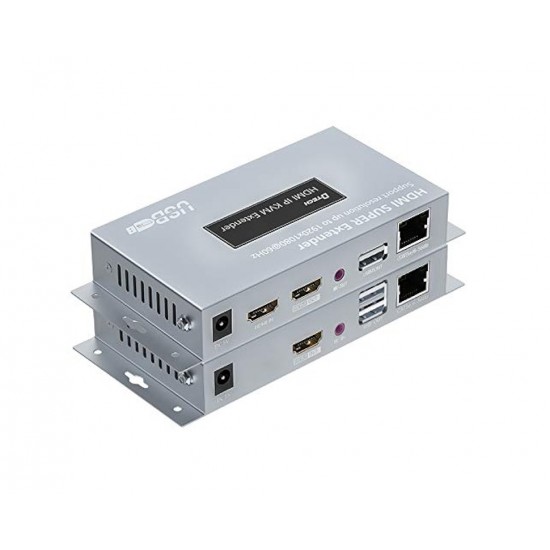 ASWAR HDMI TO LAN EXTENDER 150M KVM ( AS-HDMI-KVM150 )