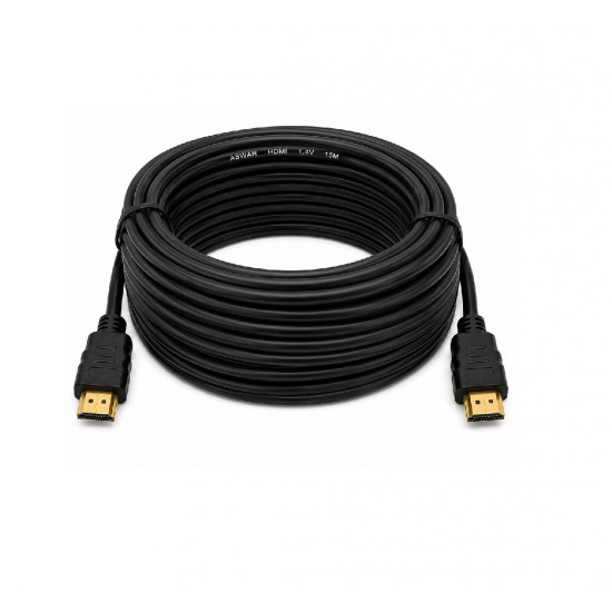 ASWAR HDMI 15M  1.4V ( AS-HD14-15M ) اخضر