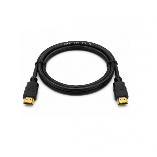 ASWAR HDMI 1M 2.1V - 4K 120HZ - 8K 60HZ ( AS-HD21-1M)