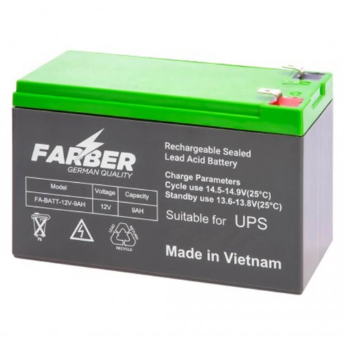 بطارية فاربر 12V-9A  FARBER SLAVRLA BATTERY