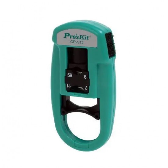 PrOSKIT ROTARY COXIAL CABLE STRIPPER CP-512