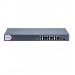 HIKVISION HUB POE - SWITCH DS-3E1518P-EI ( 16 PORT - 1 UPLINK - 1 SFTP - GIGA )