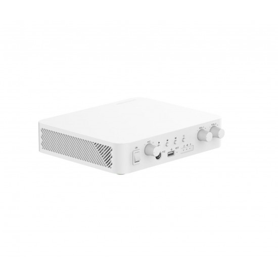 HIKVISION - SOUND - DS-QAE1A80G1-VB(B) - 80W 2-ZONE NETWORK AMPLIFIER