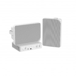 HIKVISION - SOUND - DS-QAE0KA60120-2 - ANALOG AUDIO KIT WITH 60W ANALOG AMPLIFIER AND 2* 20W CABINET SPEAKERS - كت سماعات جدارية عدد 2 قدرة الواحدة 20 واط