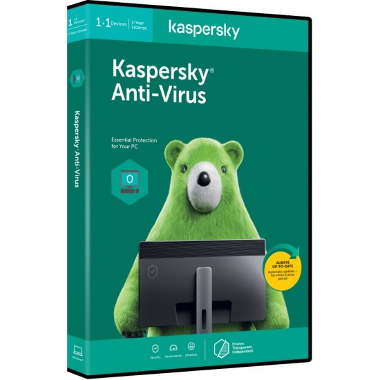 KASPERSKY ANTIVIRUSE  1 PC 1 FREE برنامج مقاوم الفايروسات