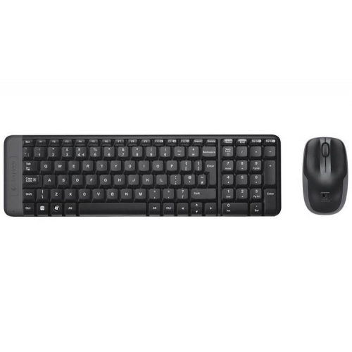 KEYBOARD + MOUSE WIRELESS LOGITECH MK220 ماوس وكيبورد لاسلكي