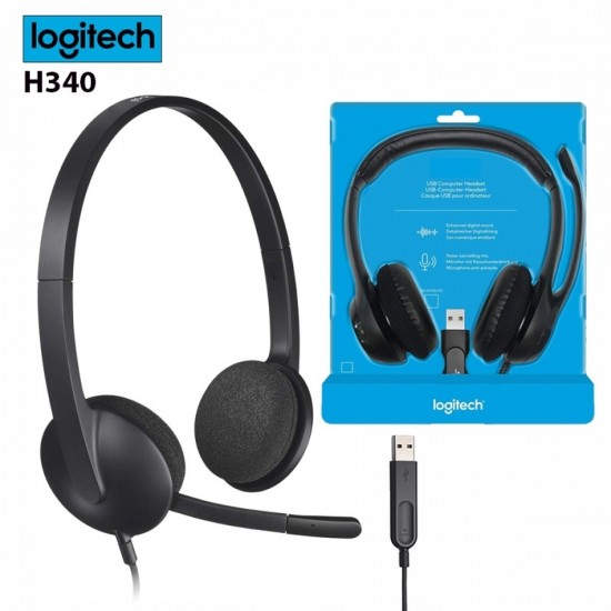 HEADPHONE LOGITECH H340 - USB