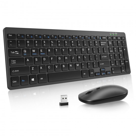 KEYBOURD & MOUSE - WIRLESS-  FD 7200