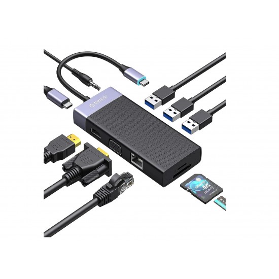 ORICO MDK-10P  10 IN 1 - MULTIFUNCTIONAL DOCKING STATION