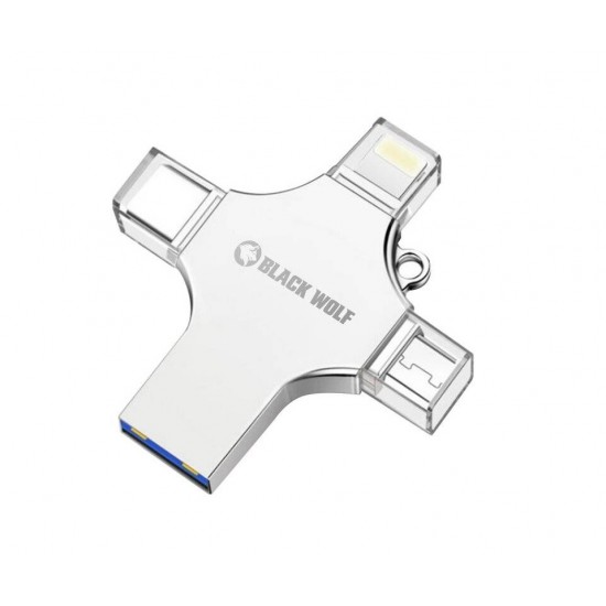 FLASH 4- IN - 1 BLACK WOLF - 64G