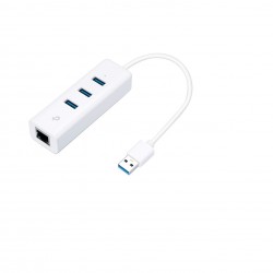 TPLINK - USB TO LAN GB WITH HUB USB - UE330