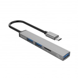 ORICO - HUB - TYPE-C ( 3* USB + TF ) AH-12F-GY-BP