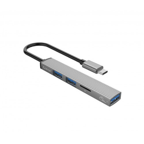 ORICO - HUB - TYPE-C ( 3* USB + TF ) AH-12F-GY-BP