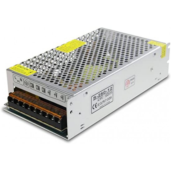 POWER SUPPLY 12V-20A ASWAR محولة لكاميرات المراقبة