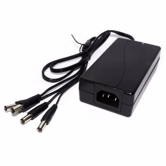 محولة كامرة داخلية 12V - 5A - كاربون CARBON + مع سبايدر