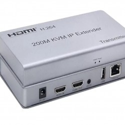 HDMI TO LAN EXTENDER HD+USB KVM200M تحويل