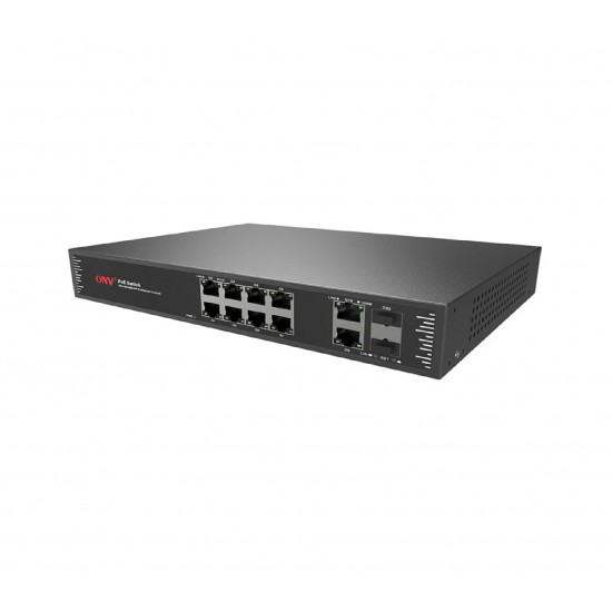 HUB POE ONV 33128PF ( 8 PORT - ALL GIGA - 2 SFP )