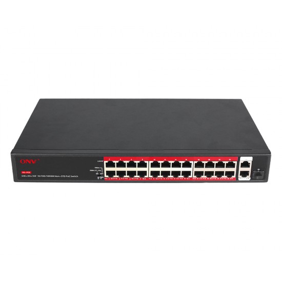 HUB POE ONV-3024PFD ( 24 PORT - 1 SFP -  ALL GIGA )