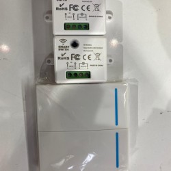 سويج حائط ثنائي RF  مع 2 مستلم