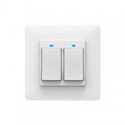 دكمة بوش بوتون ثنائي ابيض TUYA