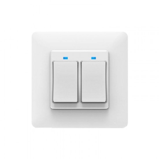 دكمة بوش بوتون ثنائي ابيض TUYA