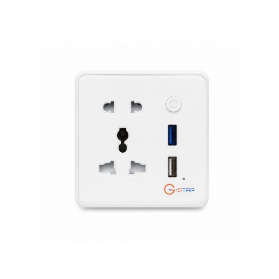 سويج بلك سمارت جوكر مع USB - تطبيق EWELINK -  اسود