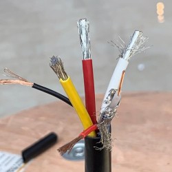 كيبل كاميرة مراقبة  4 كور - 1 متر