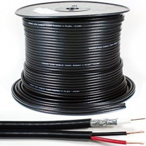 CABLE CAMERA 100M CARBON RJ-6 نحاس 100% كيبل كاميرة مراقبة